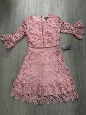 Love by design XS pink lace dress. New
